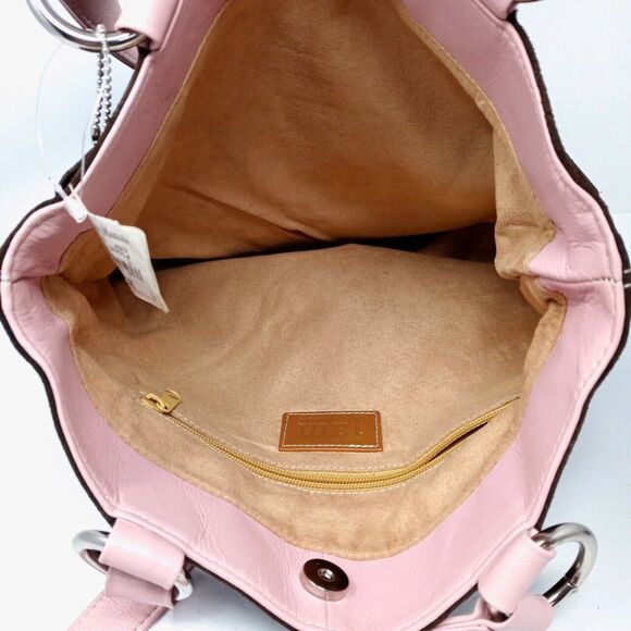 Jam by Jana Feifer Initial Suede Leather Tote Bag NWT - Picture 9 of 12